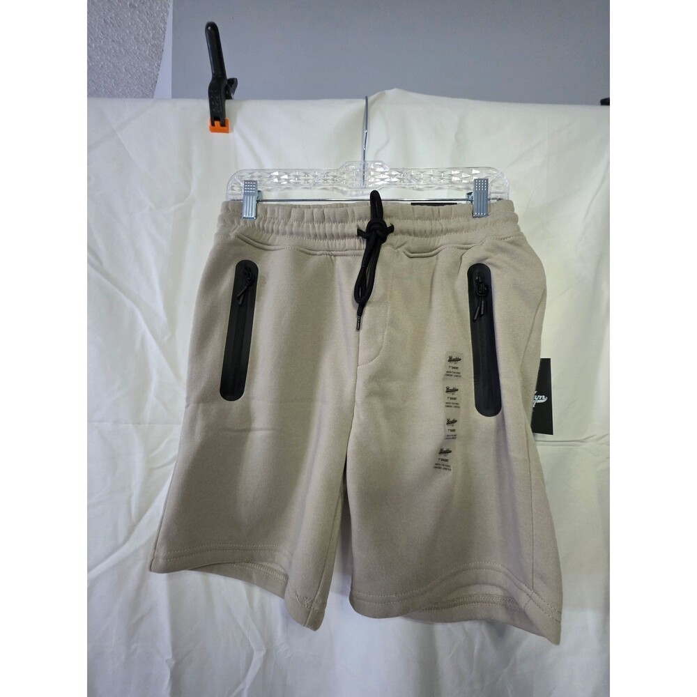 Brooklyn Cloth Men's Drawstring 7in Shorts Size S Beige BSM8172S7